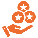 Icon representing modern USB-integrated power points for charging